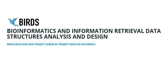 BIRDS MSCA RISE 2015 Project (H2020 EU project MSCA GA No 690941)